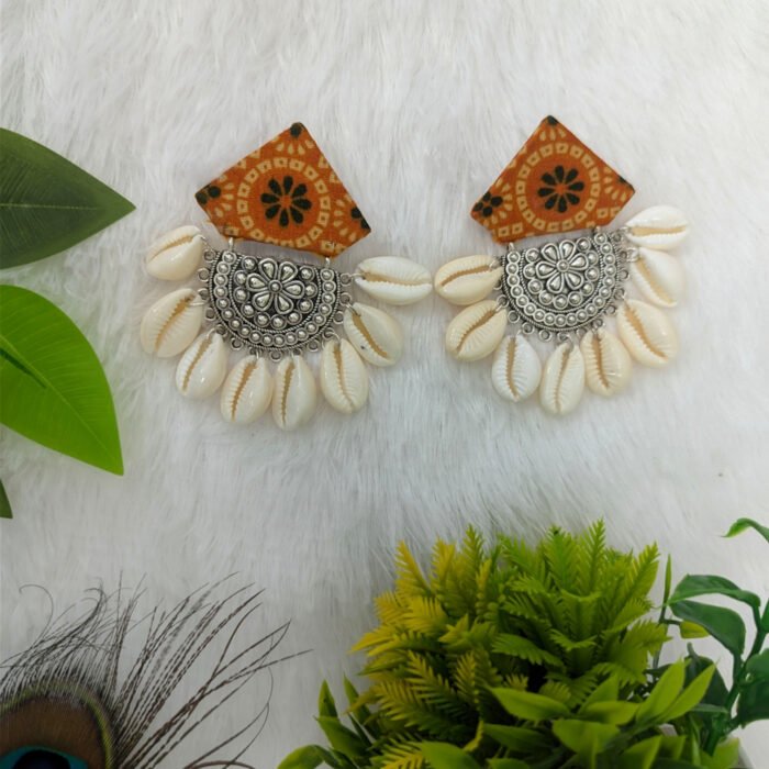 Fabric Navratri Trendy Earrings
