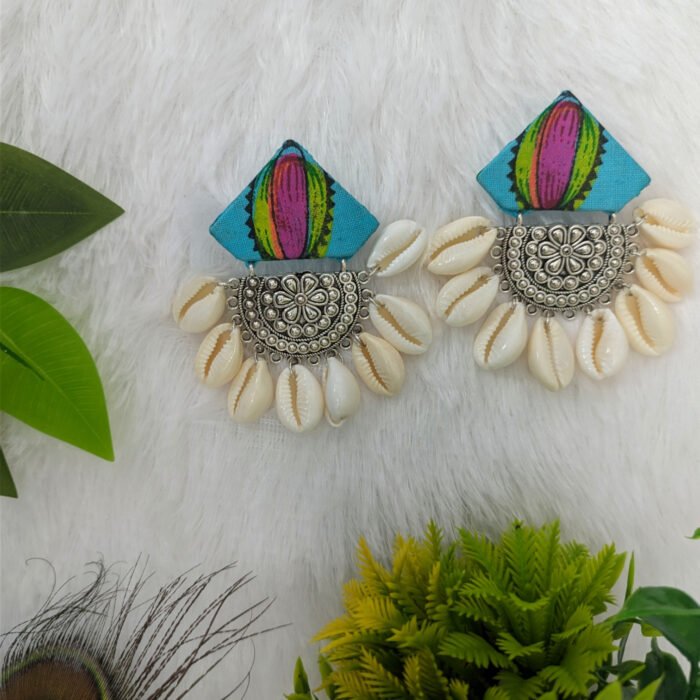 Fabric Navratri Trendy Earrings